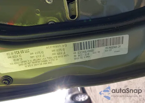 2018 Chrysler 300 Touring L z USA, uszkodzony, nr VIN 2C3CCAAG6JH304263